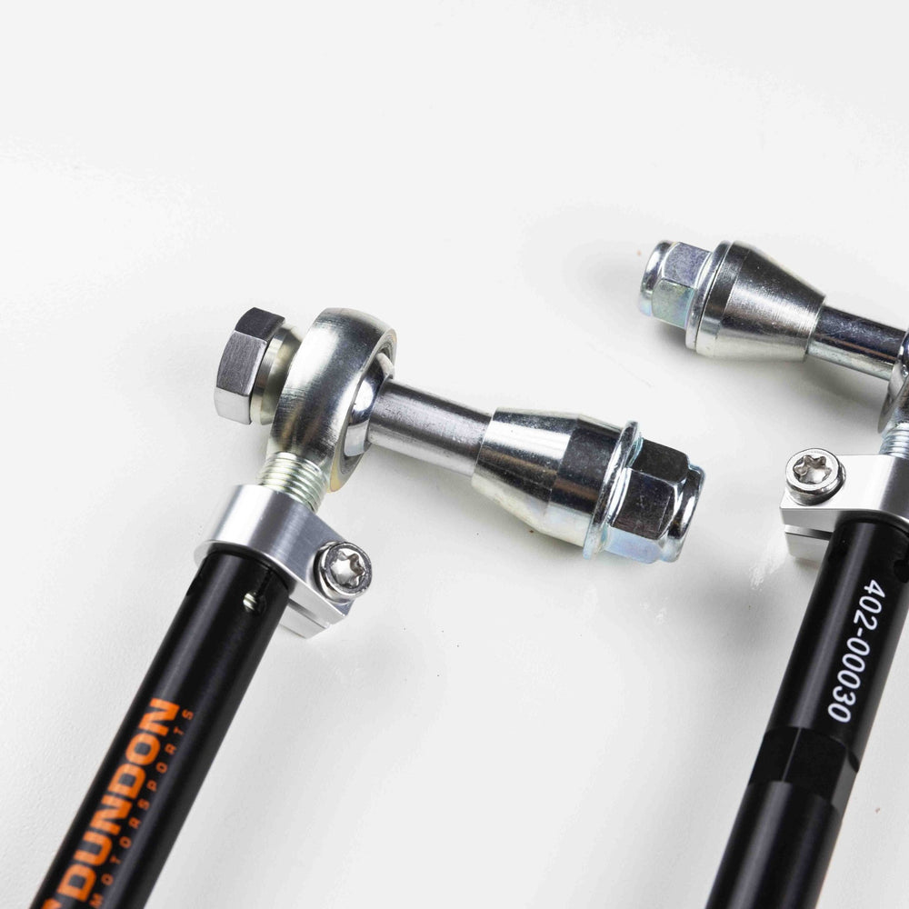 Rear Adjustable Sway Bar End Link Set for 991 & 992 Turbo/Turbo S - Dundon Motorsports
