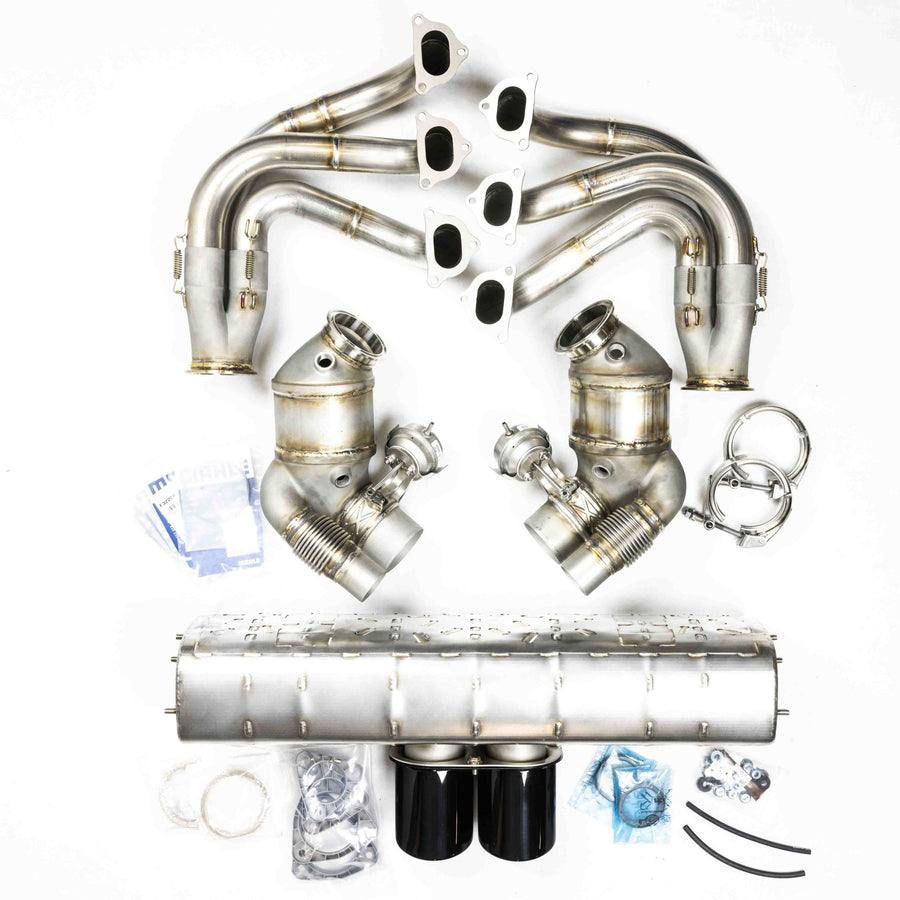 Street Header/Lifetime Muffler Power Package (2010 - 2011 997.2 GT3) - Dundon Motorsports