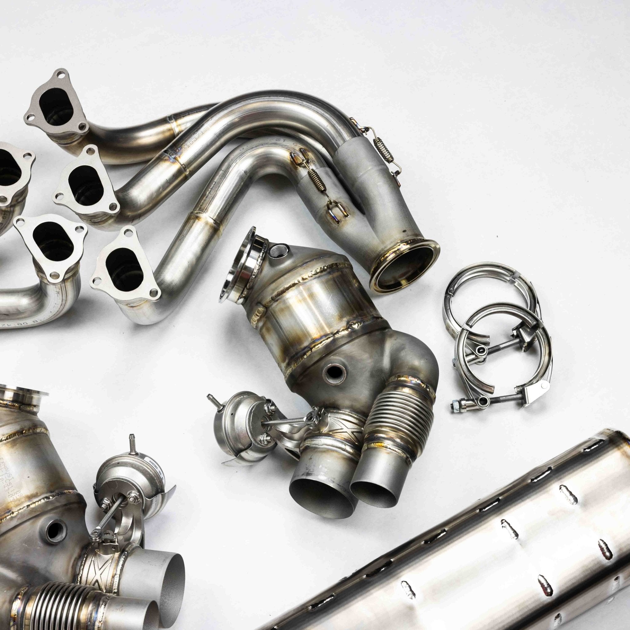 Street Header/Lifetime Muffler Power Package (2010 - 2011 997.2 GT3) - Dundon Motorsports