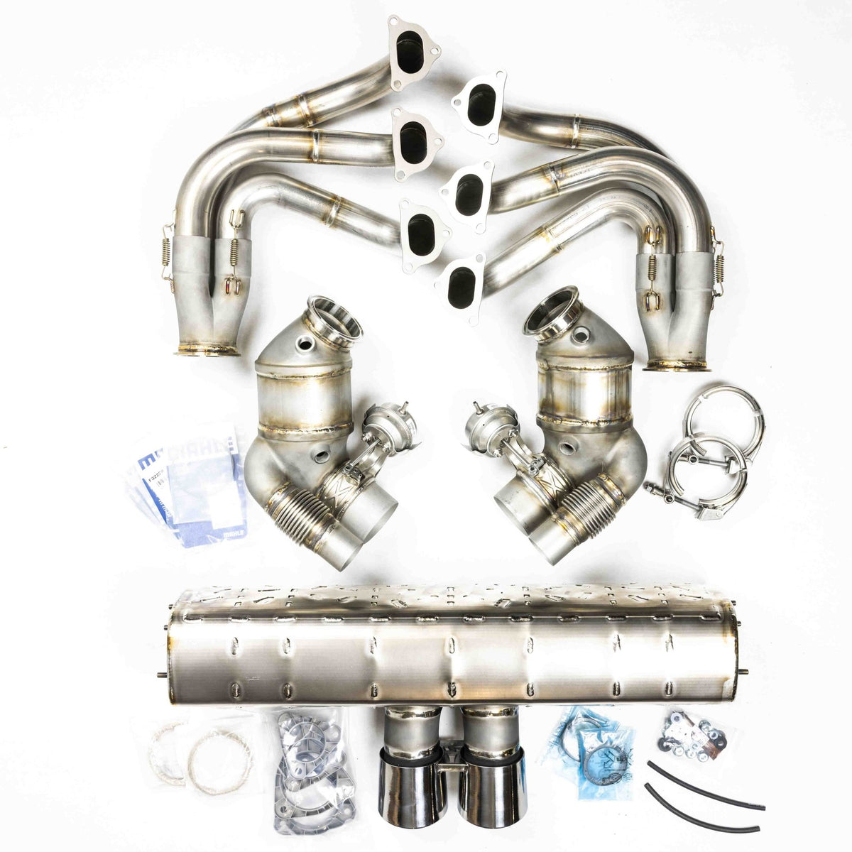 Street Header/Lifetime Muffler Power Package (2010 - 2011 997.2 GT3RS) - Dundon Motorsports