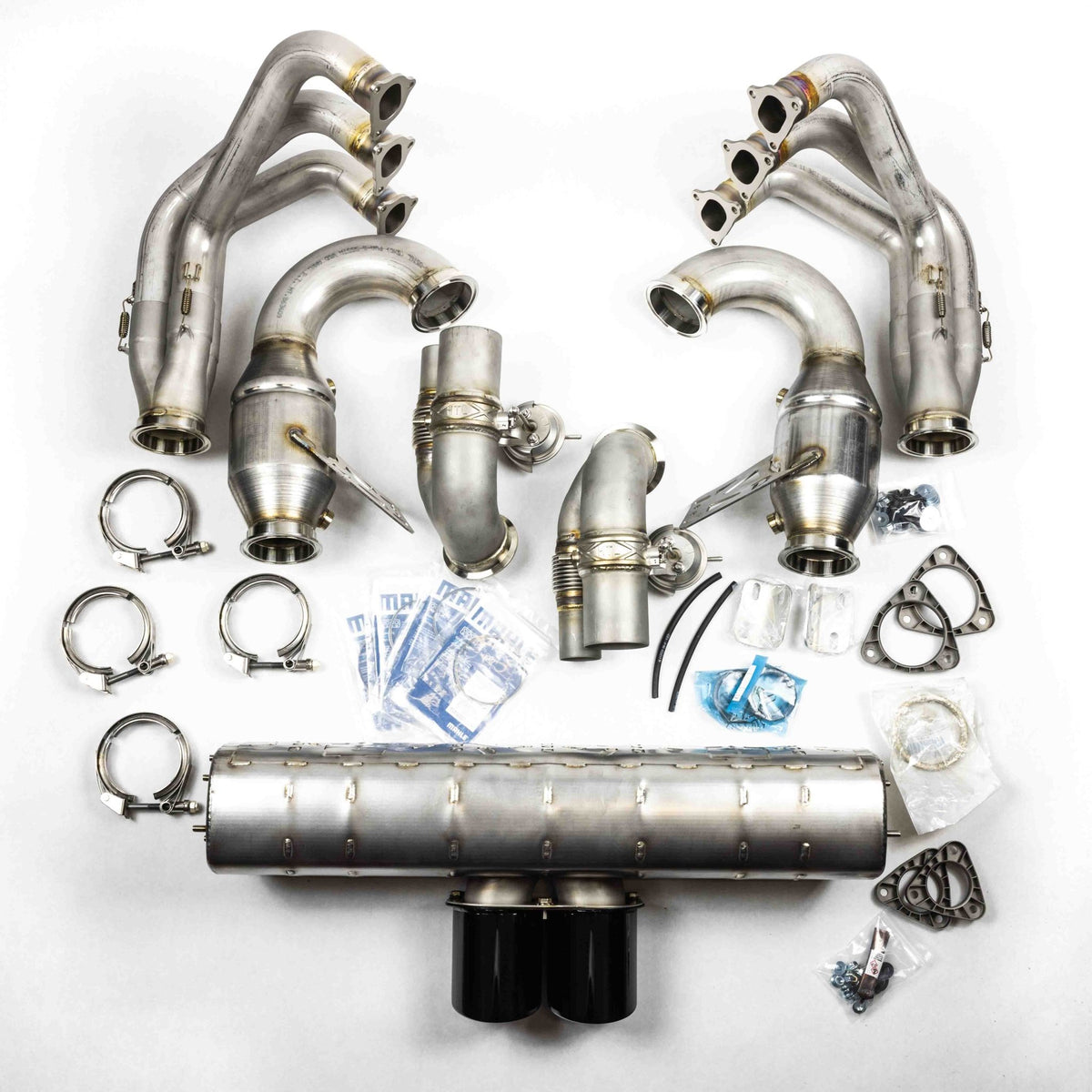 Street Header/Lifetime Muffler Power Package (2018 - 2019 991.2 GT3) - Dundon Motorsports