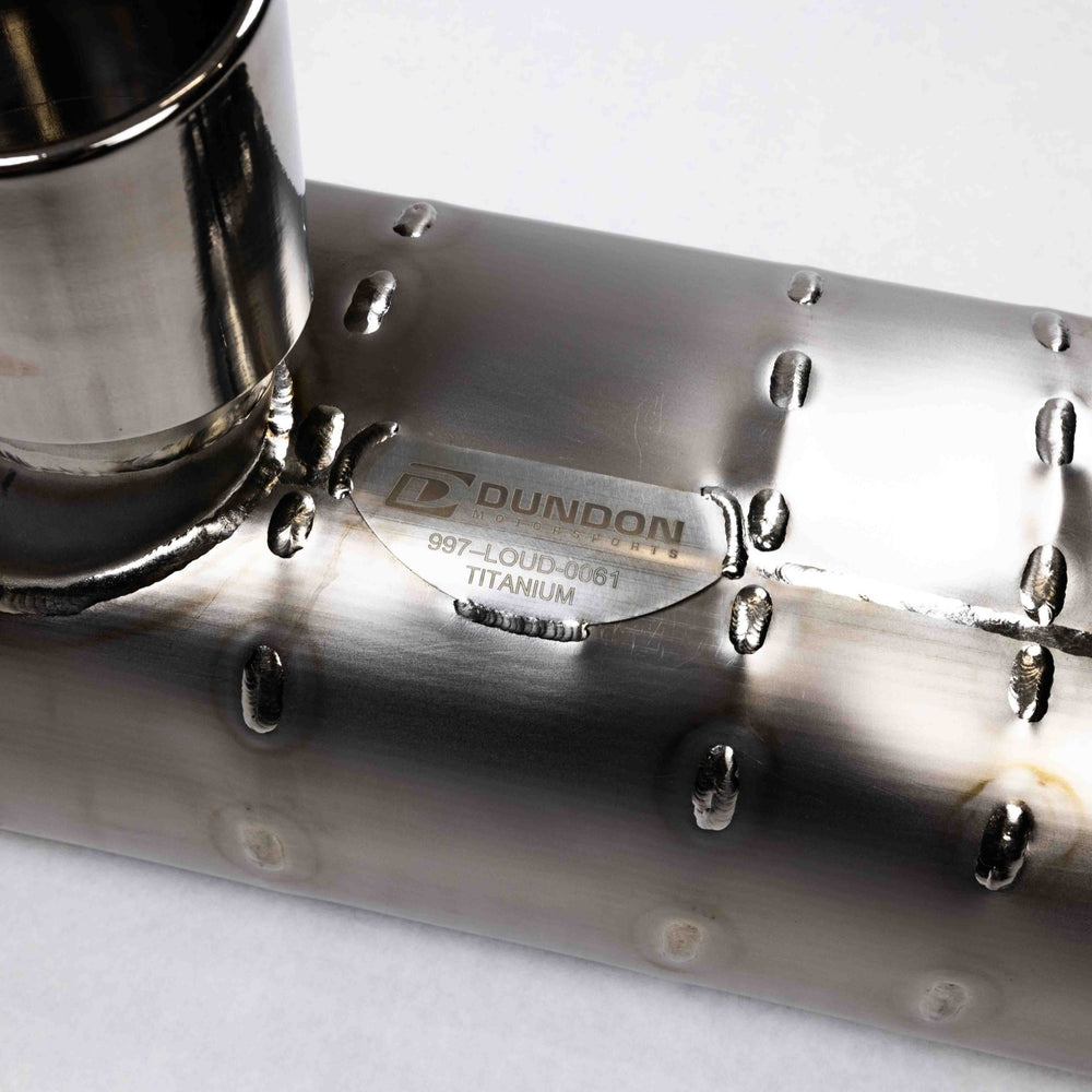 Titanium Ultralight GT3/RS Muffler - Dundon Motorsports