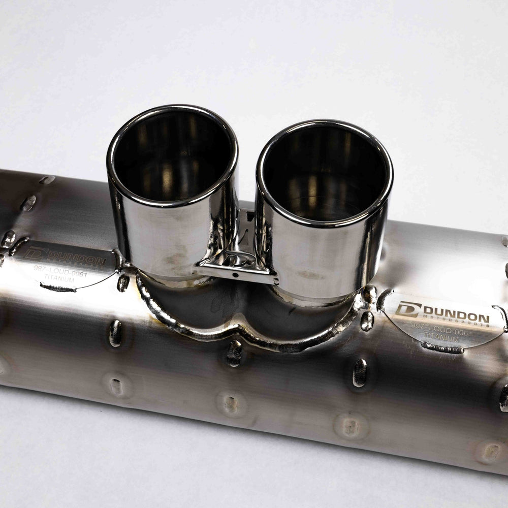 Titanium Ultralight GT3/RS Muffler - Dundon Motorsports