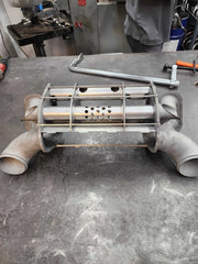 718 GT4RS V11 Muffler - Dundon Motorsports