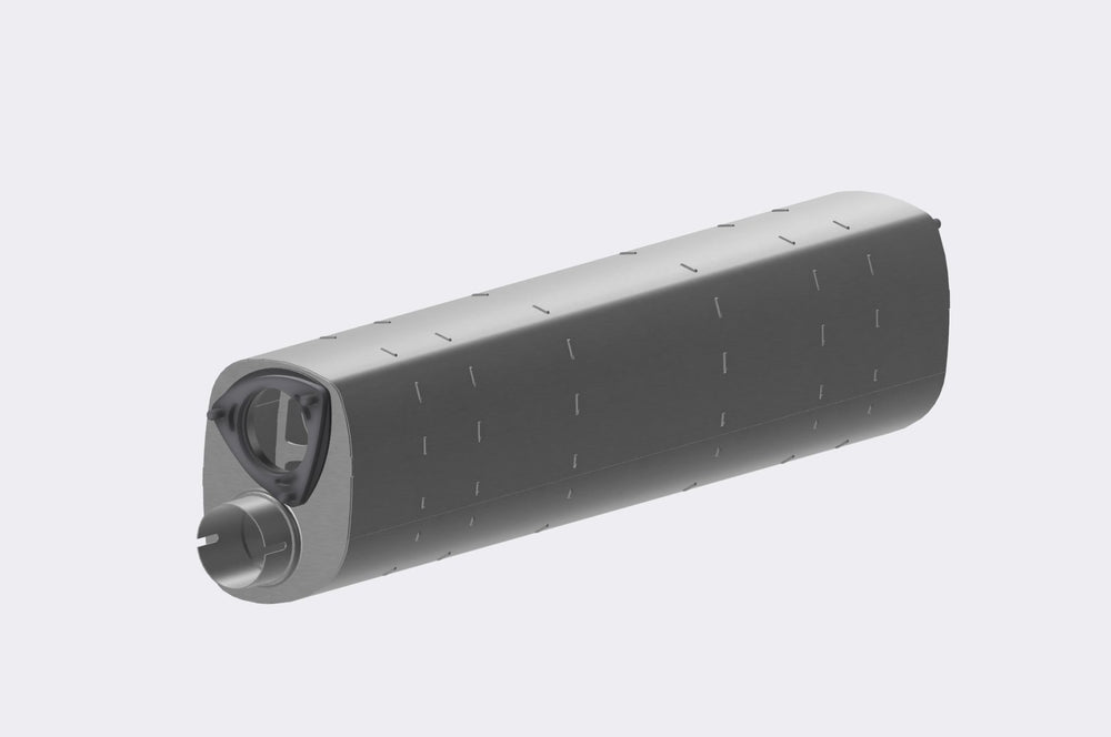 964/993 Dual Outlet Muffler - Dundon Motorsports