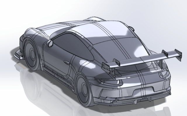 991 Cup Valkyrie Swan Neck Wing - Dundon Motorsports