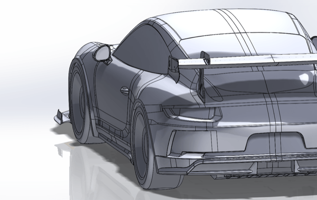 991 Cup Valkyrie Swan Neck Wing - Dundon Motorsports