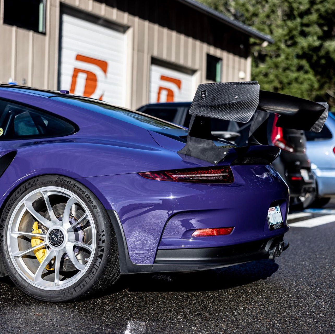 991 GT3RS and GT2RS Carbon Swan Neck Wing - Dundon Motorsports