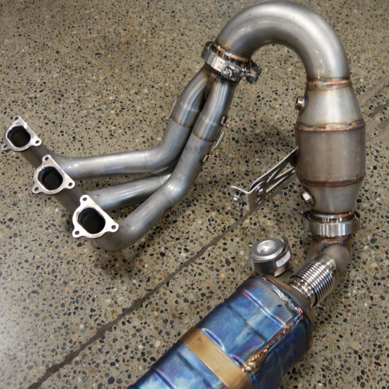 991.1 GT3 Long Tube Street Header Exhaust System - Dundon Motorsports