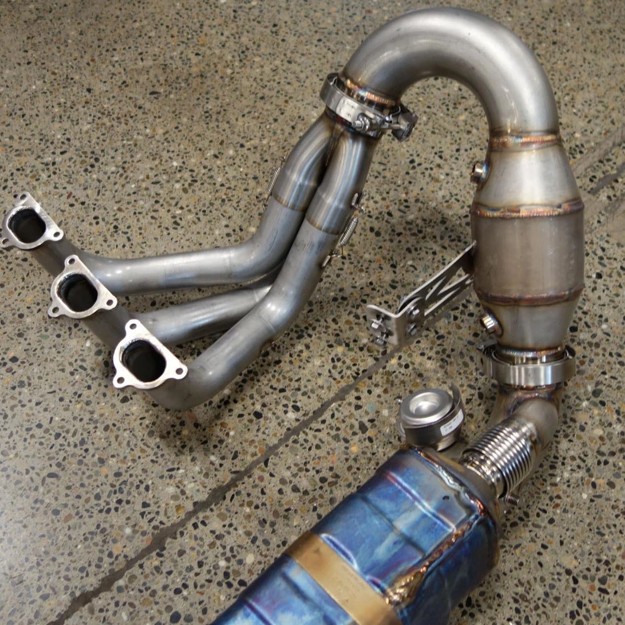 991.2 GT3 Touring Long Tube Street Header Exhaust System - Dundon Motorsports