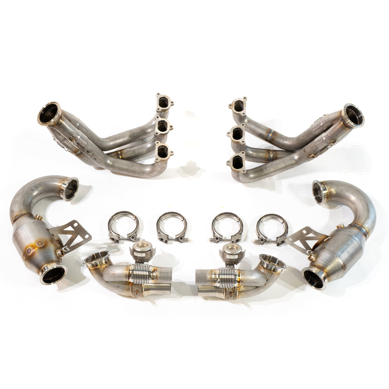 991.2 GT3 Touring Long Tube Street Header Exhaust System - Dundon Motorsports