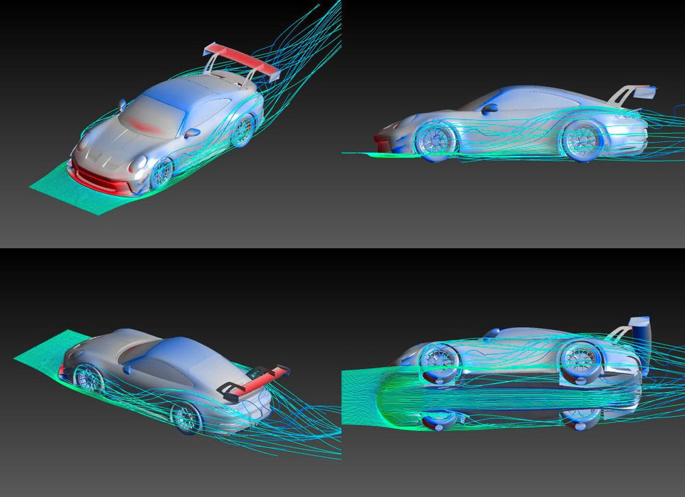 992 GT3 Valkyrie Carbon Splitter - Dundon Motorsports