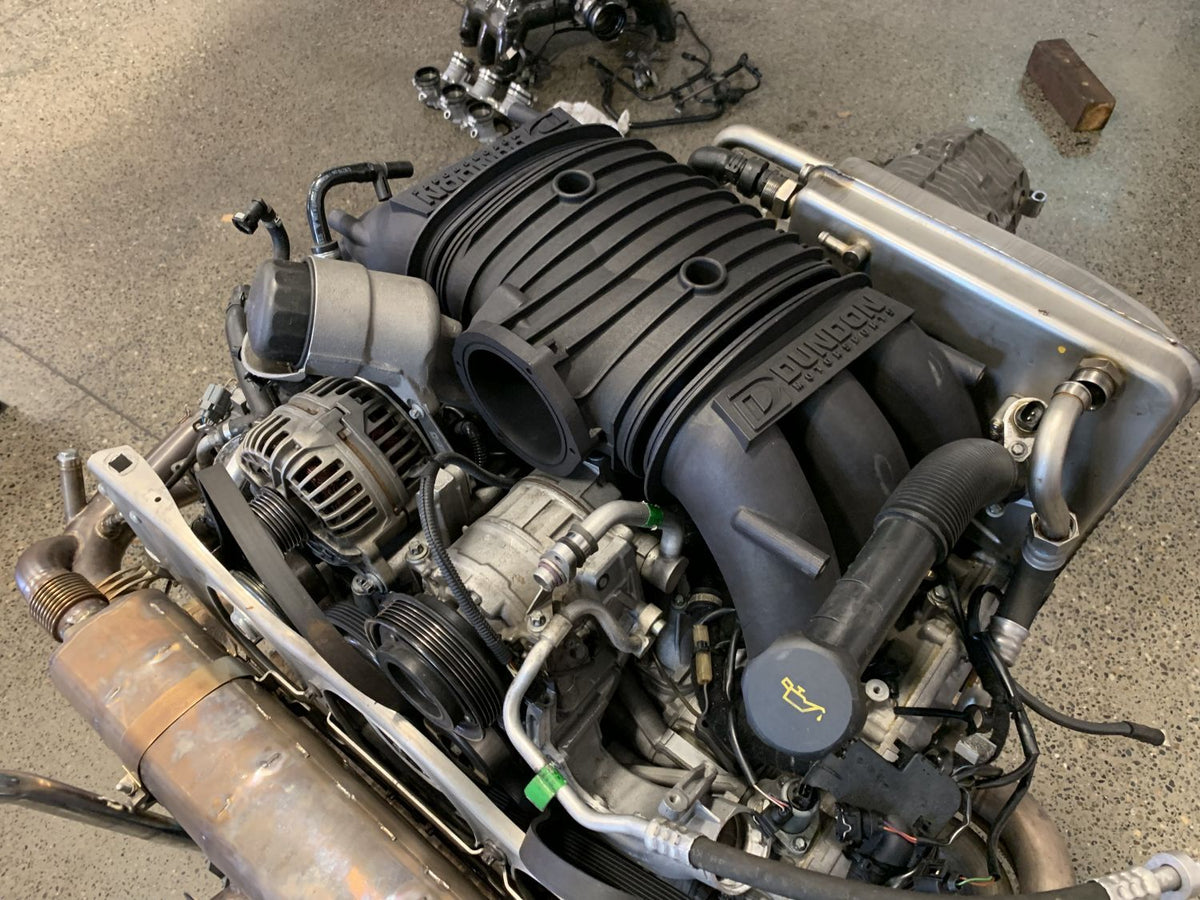 997 GT3 Resonance Air Intake Plenum w/ 100mm Throttle Body - Dundon Motorsports