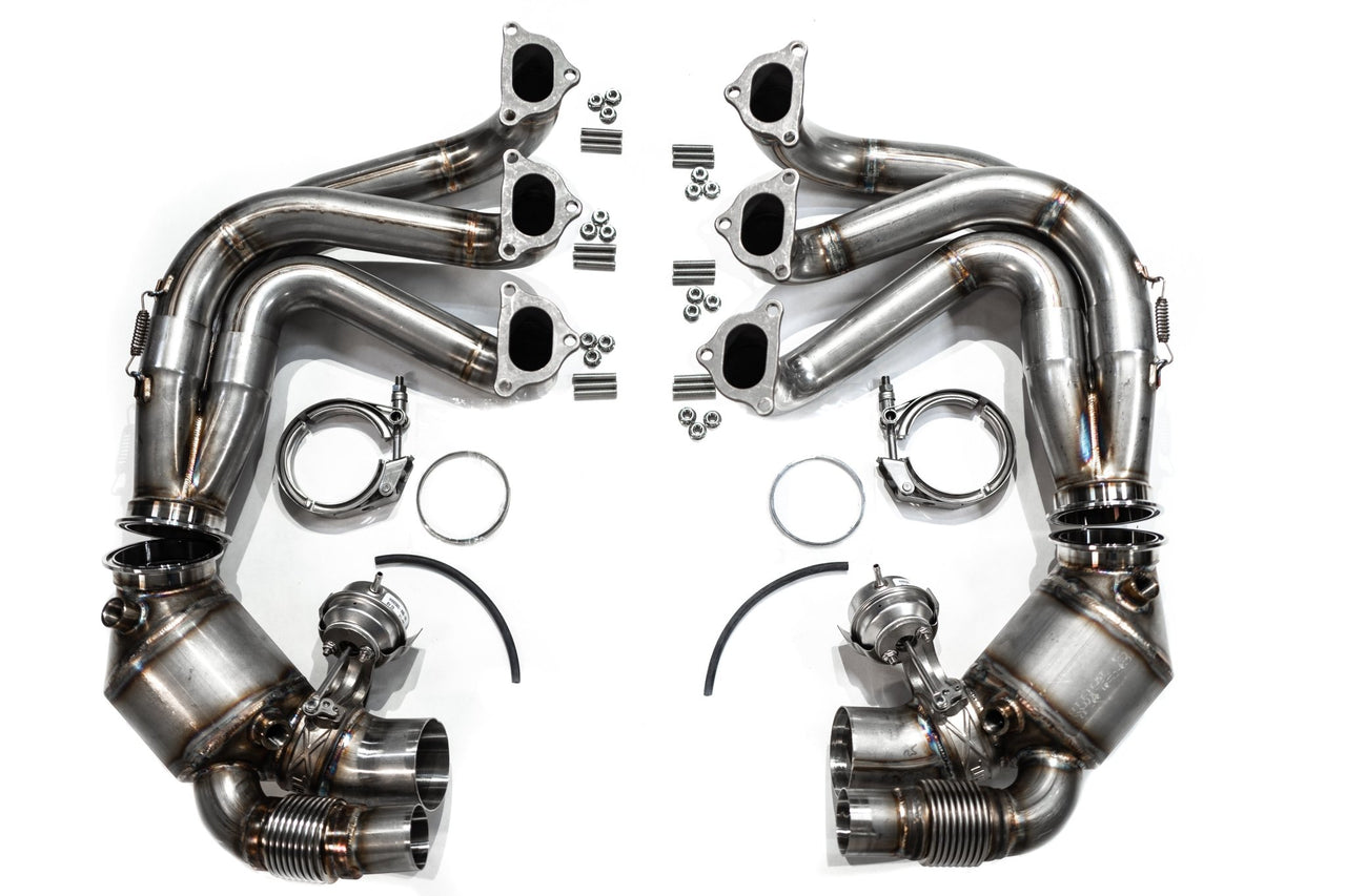 997.1 GT3 Long Tube Street Header Exhaust System - Dundon Motorsports