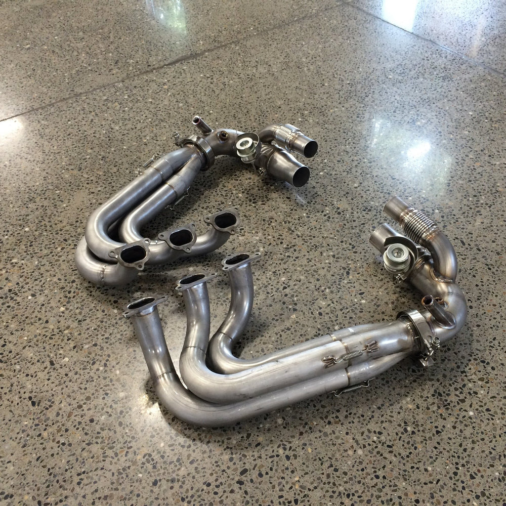 997.2 Cup Race Header, "Crack Pipe" Exhaust, Intake Manifold D4R Power Package - Dundon Motorsports