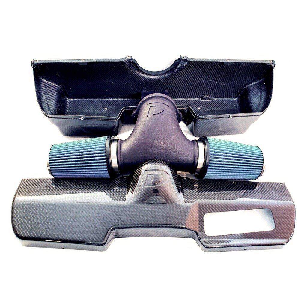 997.2 GT3/RS Dual Cone Single Opening Carbon Fiber Air Intake - Dundon Motorsports