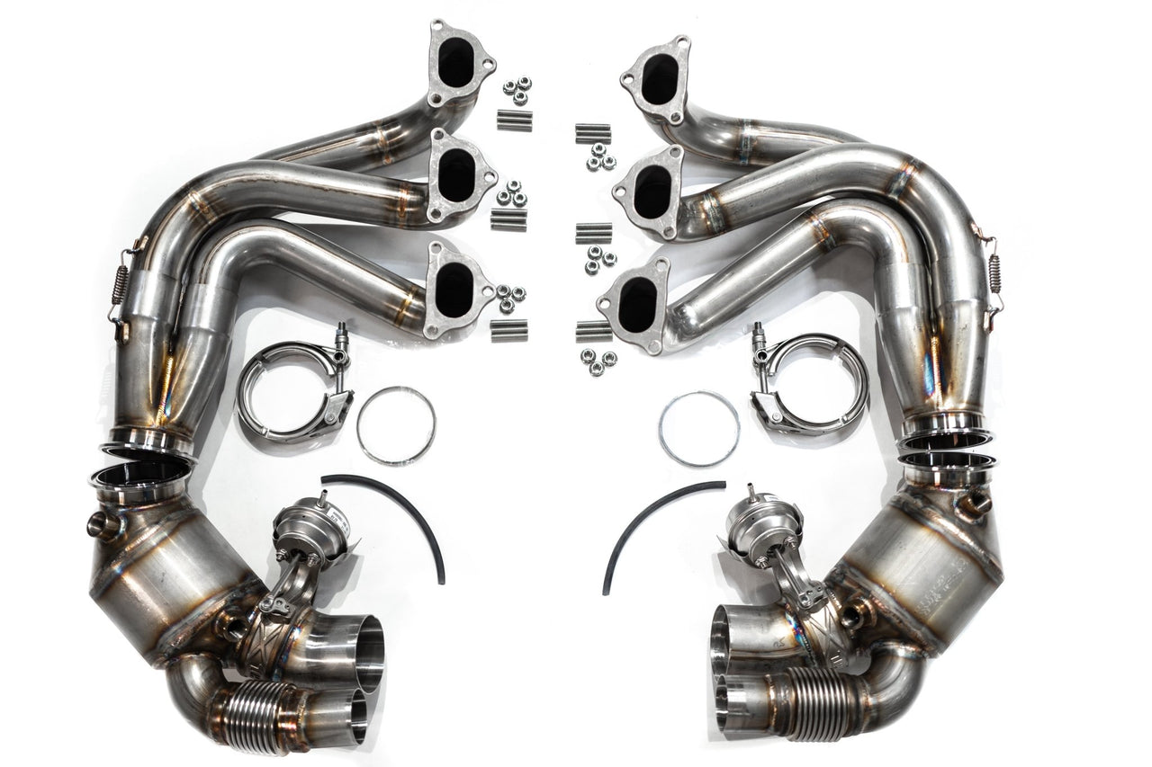 997.2 GT3RS Long Tube Street Header Exhaust System - Dundon Motorsports