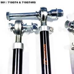 Dundon Motorsports 981/718 GT4 Adjustable Sway Bar End Link Set - Front & Rear - Dundon Motorsports