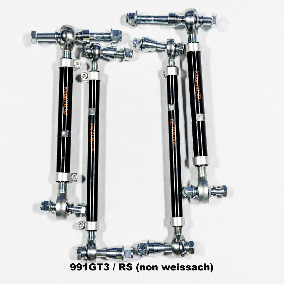 Dundon Motorsports 991 GT3 & GT3RS Adjustable Sway Bar End Link Set - Front & Rear - Dundon Motorsports