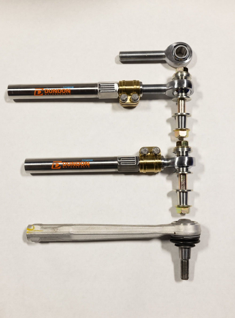 Dundon Motorsports Extended Length Titanium Tie Rod End Set - GT3/RS & GT4/RS - Dundon Motorsports