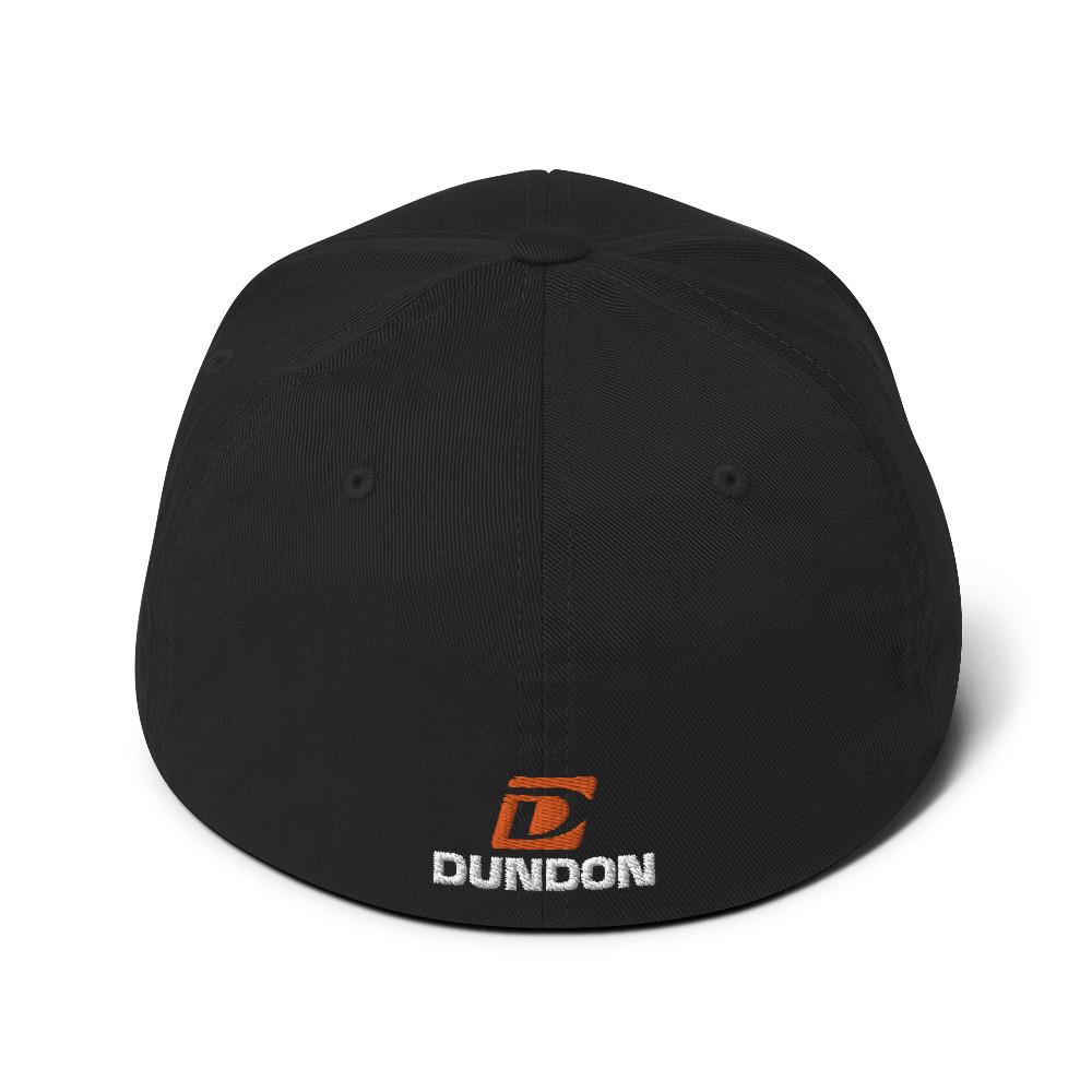 Dundon Orange Flex-Fit Twill Cap - Dundon Motorsports