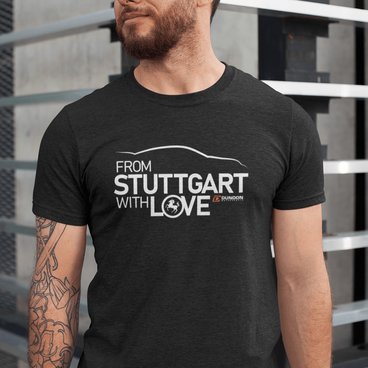 From Stuttgart with Love T-shirt - Dundon Motorsports