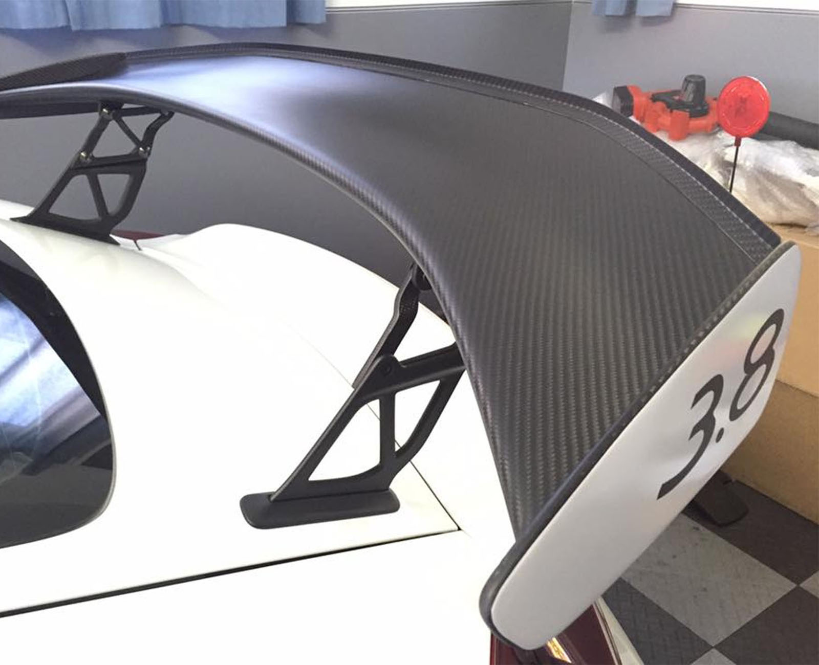 GT4 Carbon Fiber Gurney Flap - Dundon Motorsports