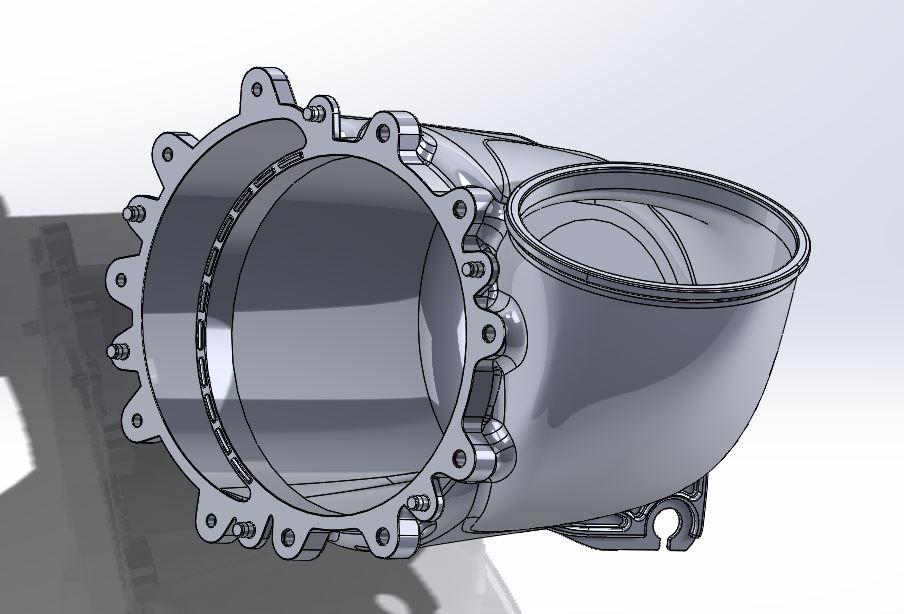 Intake Kit: Dual Cone Airbox, 93mm Throttle Body, Dundon Center Plenum (991.2 GT3) - Dundon Motorsports