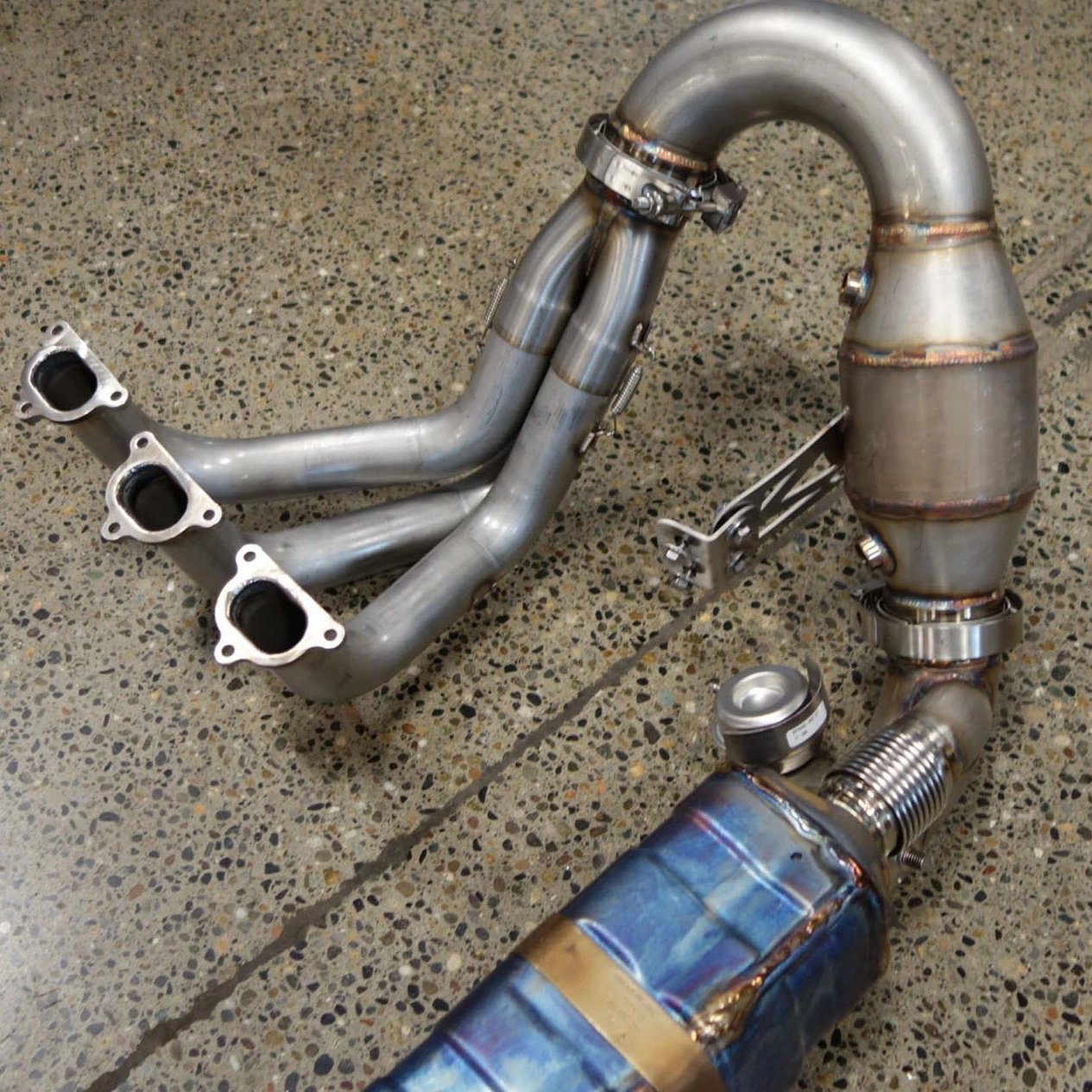 Pre-Owned 991.2 GT3 Long Tube Street Header Exhaust System - Dundon Motorsports