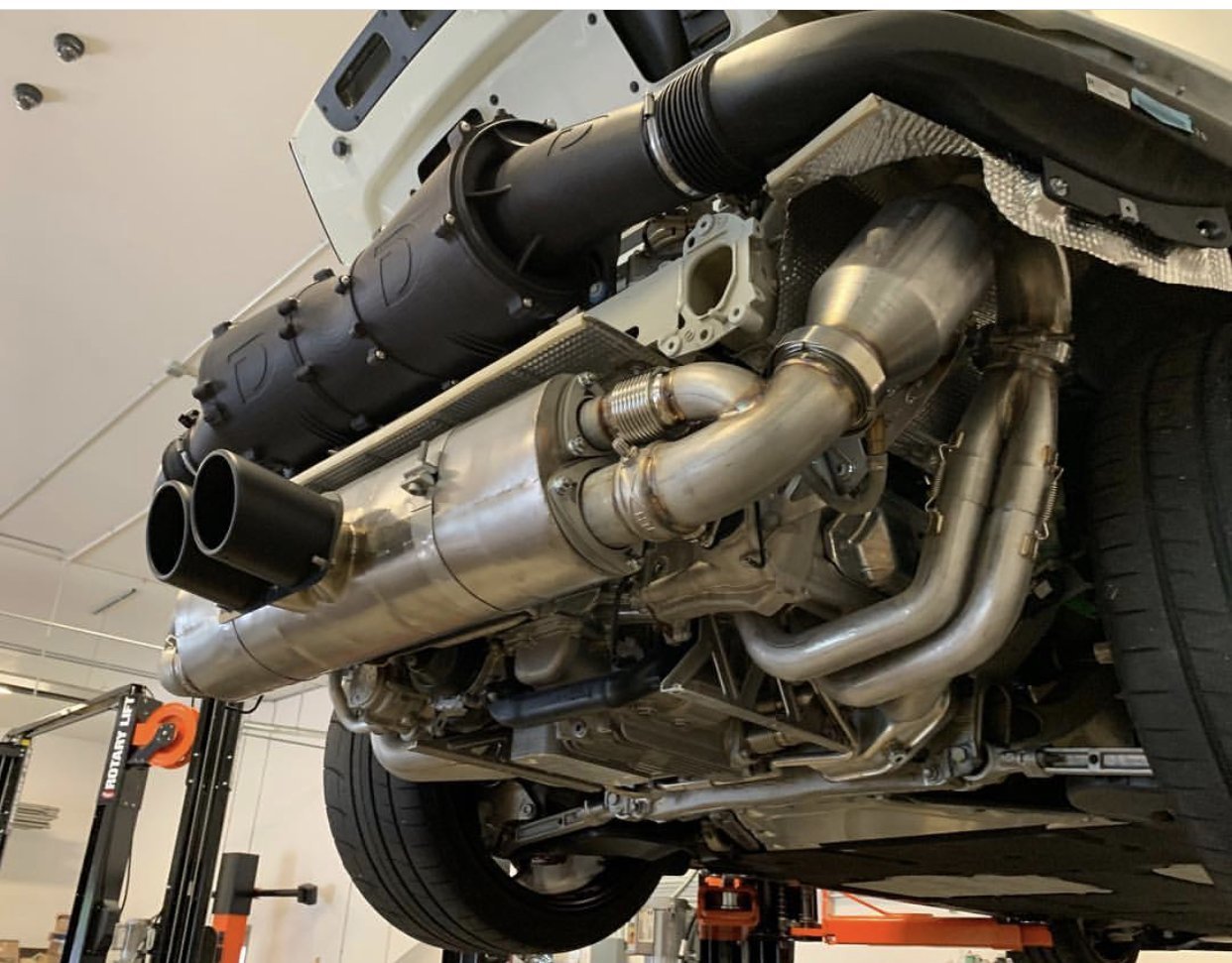 Street Header/Lifetime Muffler Power Package (2018-2019 991.2 GT3) - Dundon Motorsports