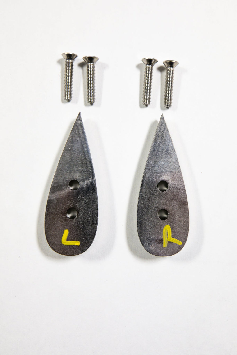 Titanium Anti-Skid pucks for Dundon Valkyrie Splitter - Dundon Motorsports