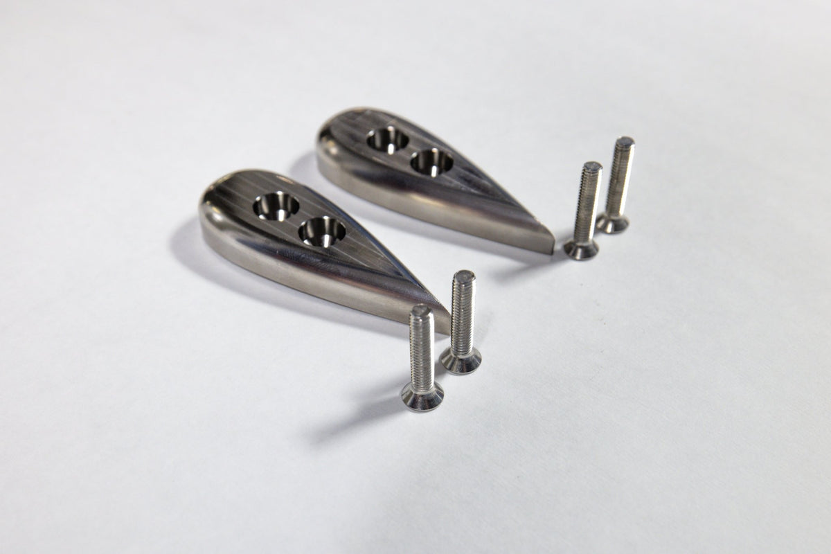 Titanium Anti-Skid pucks for Dundon Valkyrie Splitter - Dundon Motorsports